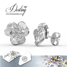 Destiny Jewellery Crystals From Swarovski Simple Flower Earrings